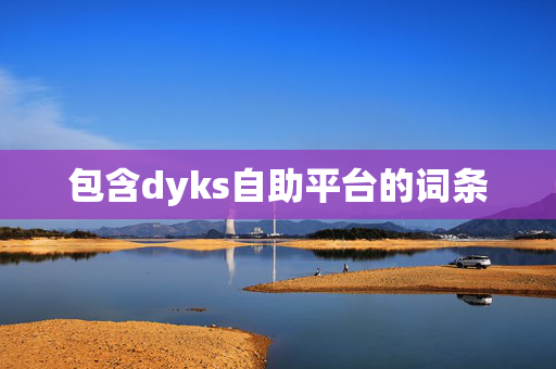 包含dyks自助平台的词条